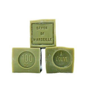 SAVON DE MARSEILLE OLIVE - EXTRA PUR 72% | CUBE 100 G - Stellina