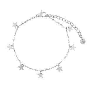 Stainless steel BRACELET A LOT OF STARS - CHILD - SILVER - Stellina