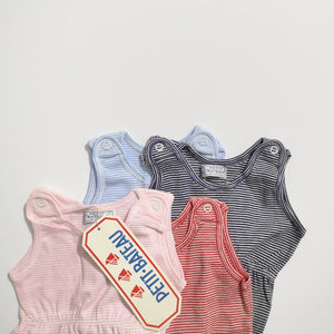 [Unworn] PETIT BATEAU rompers (dead stock) - Stellina