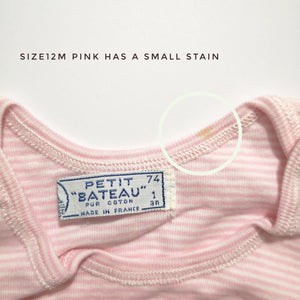 [Unworn] PETIT BATEAU rompers (dead stock) - Stellina