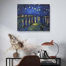 Load image into Gallery viewer, Vincent Van Gogh &quot;Stary night&quot; - 40x50cm - Stellina