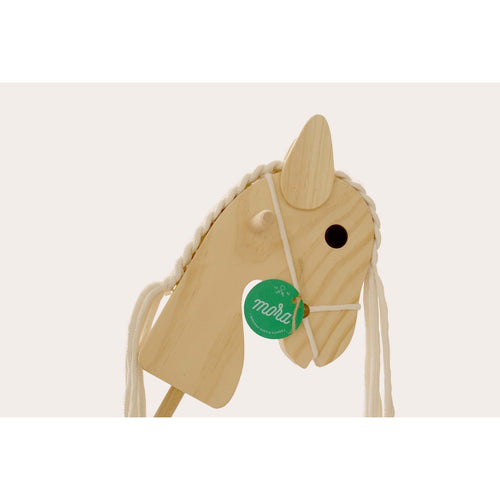 Wooden broom horse - Stellina